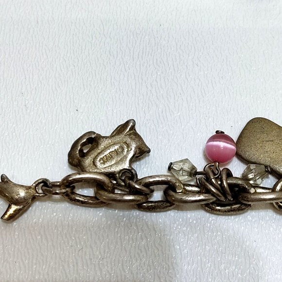 Claire AJMC Set Charm Bracelets Travel Charms Suitcase Globe (AJMC Broke Clasp) - Picture 3 of 11